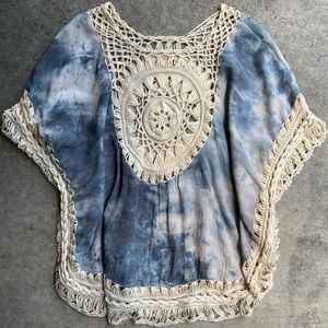 Vintage 70’a top with custom tie dye